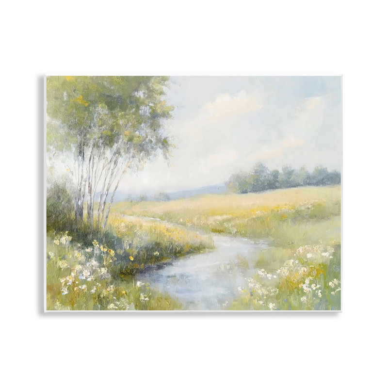 Plaque murale Tranquil River Stream, design by Creative Studio