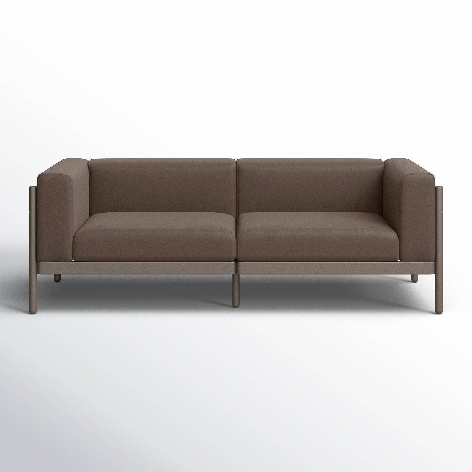 Metaza 74'' Polypropylene / Olefin Rope Outdoor Patio Sofa