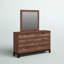 Commode double 6 tiroirs avec miroir Erithon