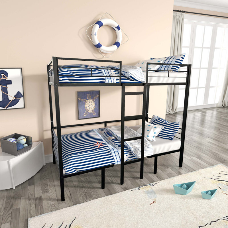 Loft Bed with Table Sets Transformable, Twin