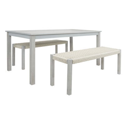 Mambo 67" Acacia Patio Dining Set