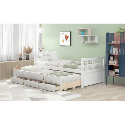 Daybed With Trundle And Drawers