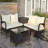 Runion 4 - Person Patio Dining Set with Rectangular Table , Cushions Included
