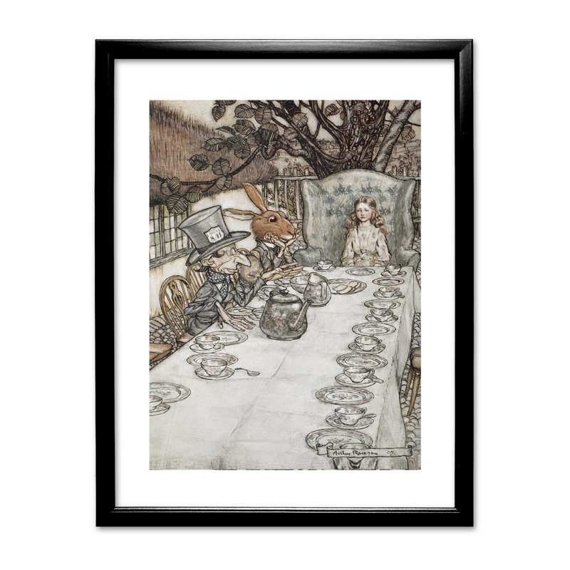 Arthur Rackham - Single Picture Frame Print, Black