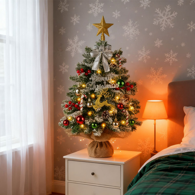 1.39' H Artificial Pine Christmas Tree