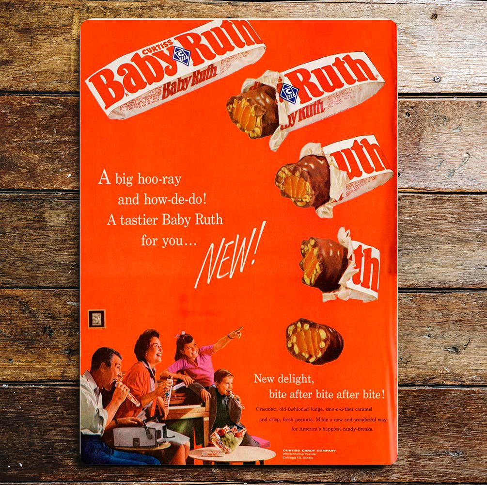 East Urban Home Baby Ruth New Metal Sign | Wayfair.co.uk