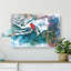 Wind Surfing in Abstract - Wrapped Canvas-55303475