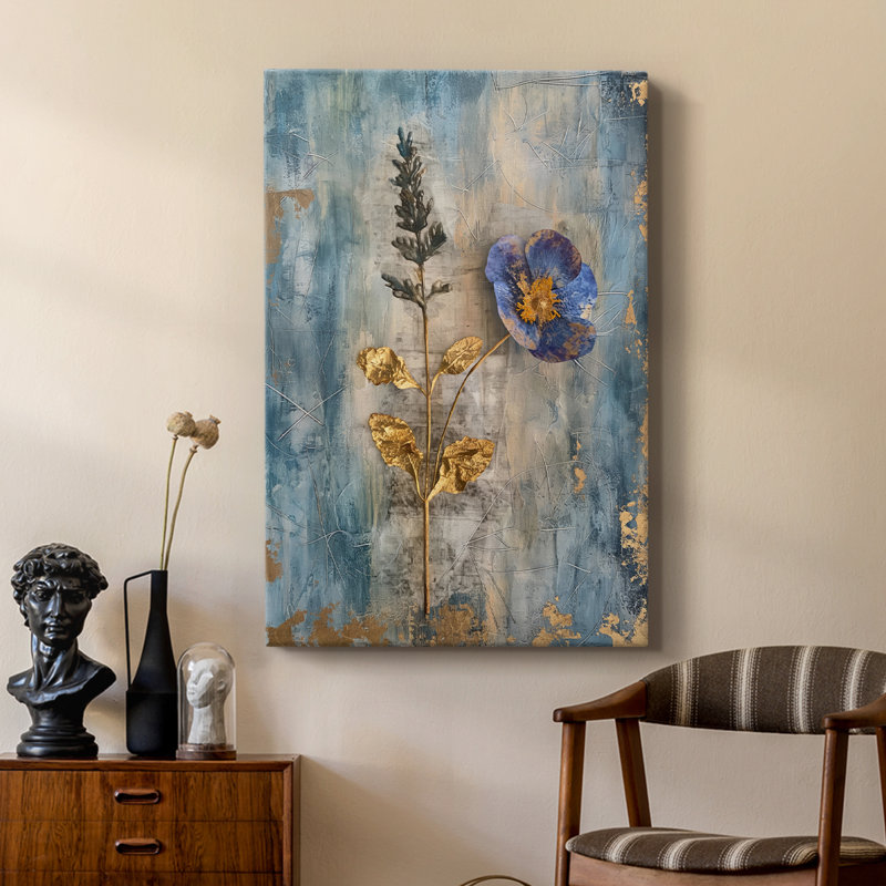 FLORAL Series LI - Gallery Cavas, H 12 po x l 8 po