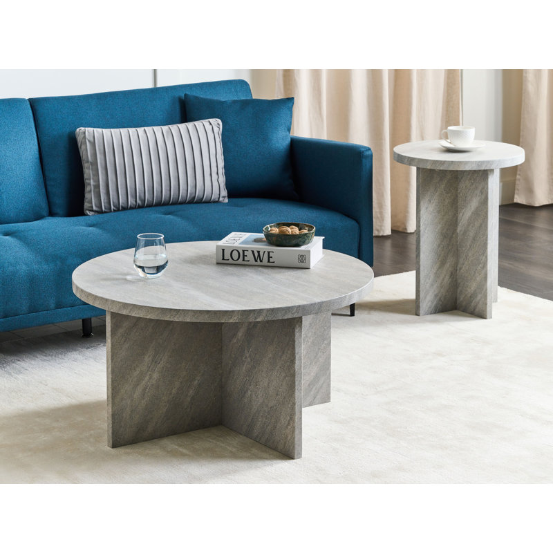 Brueck Four Leg Coffee Table, Grey