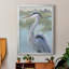 «Blue Heron Portrait I», toile encadrée de qualité supérieure - prête à être accrochée-1215326407-1285845121