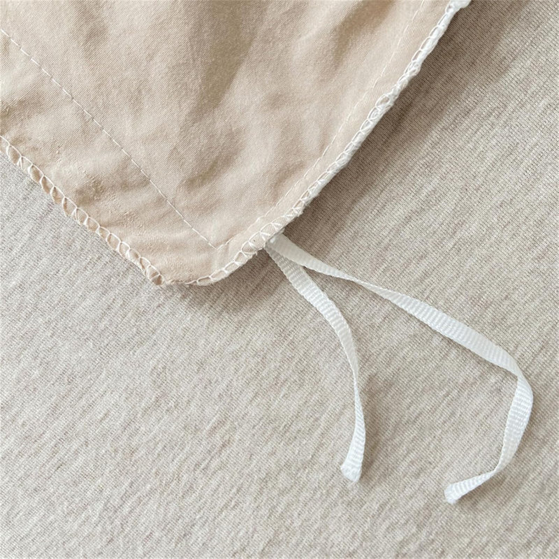 Housse de couette brun clair, écossais, carreaux, housse d'édredon à carreaux, ensemble de literie Farmhouse, microfibre douce et respirante