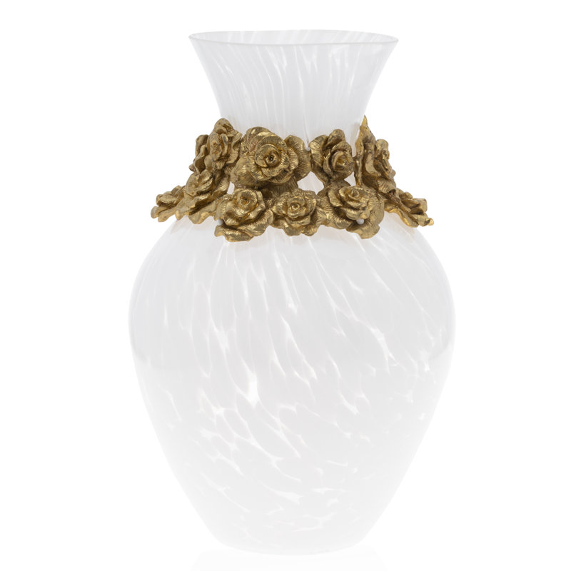 ROSE COLLECTION Handmade Glass Table Vase