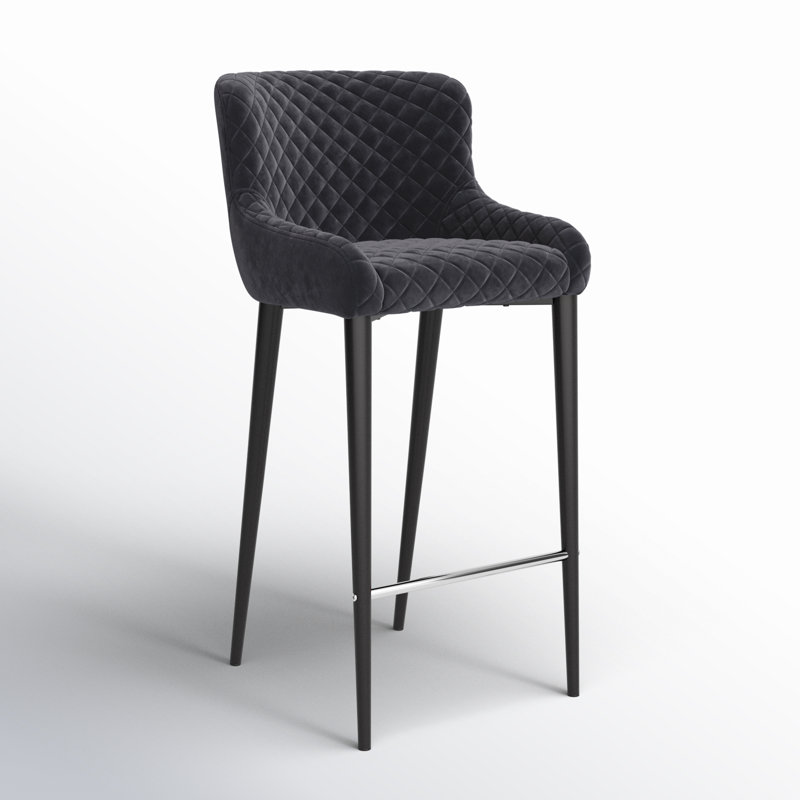 Carly Counter & Bar Stool, Gray, Counter Stool (26" Seat Height)