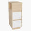 25cm W Solid Wood Bedside Table-1955879592