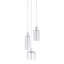Suspension cylindrique en grappe 3 lumières Garnich