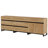 Aadam Wood 6-Drawer Accent Cabinet with Metal Base-1880017924