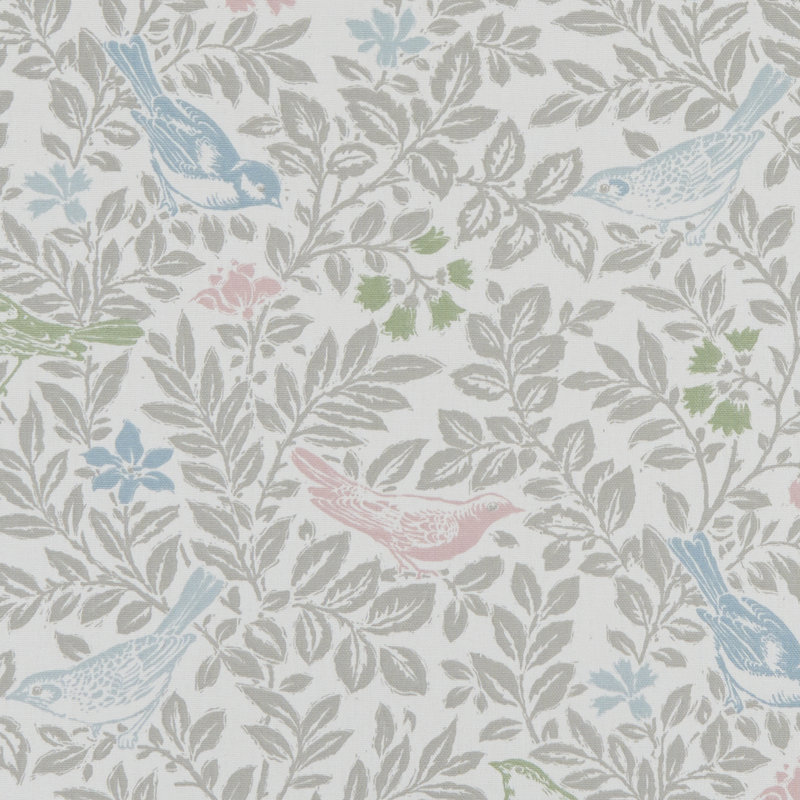 Bird Song Fabric, Pastel