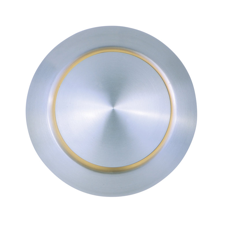 Plafonnier encastré d'extérieur Azral, Aluminium satiné
