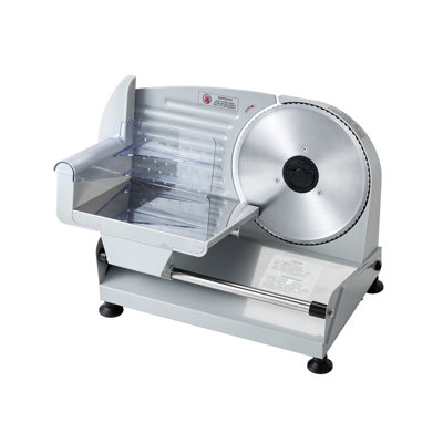 Meat Slicer, 7.5" Electric Deli Slicer with SUS420 Blade & 0-0.6" Adjustable Thickness, 200W Home Food-Slicer for Frozen Meat, Ham, Baguett, Steak, UL Approved