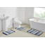 Ensemble de tapis de salle de bain 100% polyester lavable à la machine 3 pièces Griffie-769060460-769301860
