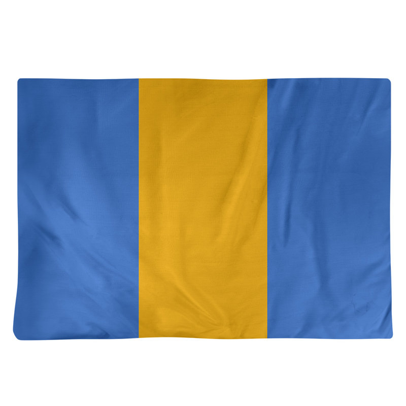 Récapitulatif de 18 po La Bear College, Bleu / Doré moyen, Polyester sergé