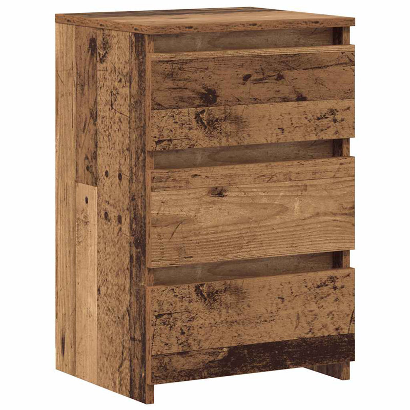 Cowlic Bed Cabinet 40x35x62.5 cm Engineered Wood, Artisan Oak, 2