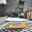 Table basse moderne en bois massif Triangle