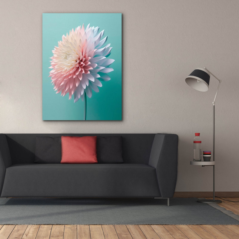 Art mural sur toile Red Barrel Studio® «Pink Bliss» par Incado, H 54 po x l 40 po x P 1,5 po