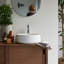 Milos Round Brown Premium Terrazzo Bathroom Sink-1278716076