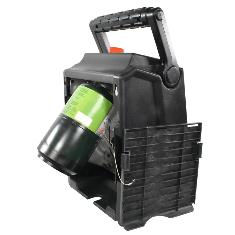 Compact Black and Orange Propane Radiant Space Heater