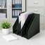 Porte-documents pliable avec 4 compartiments verticaux - Organisateur de bureau extensible peu encombrant pour magazines, documents et papier A4