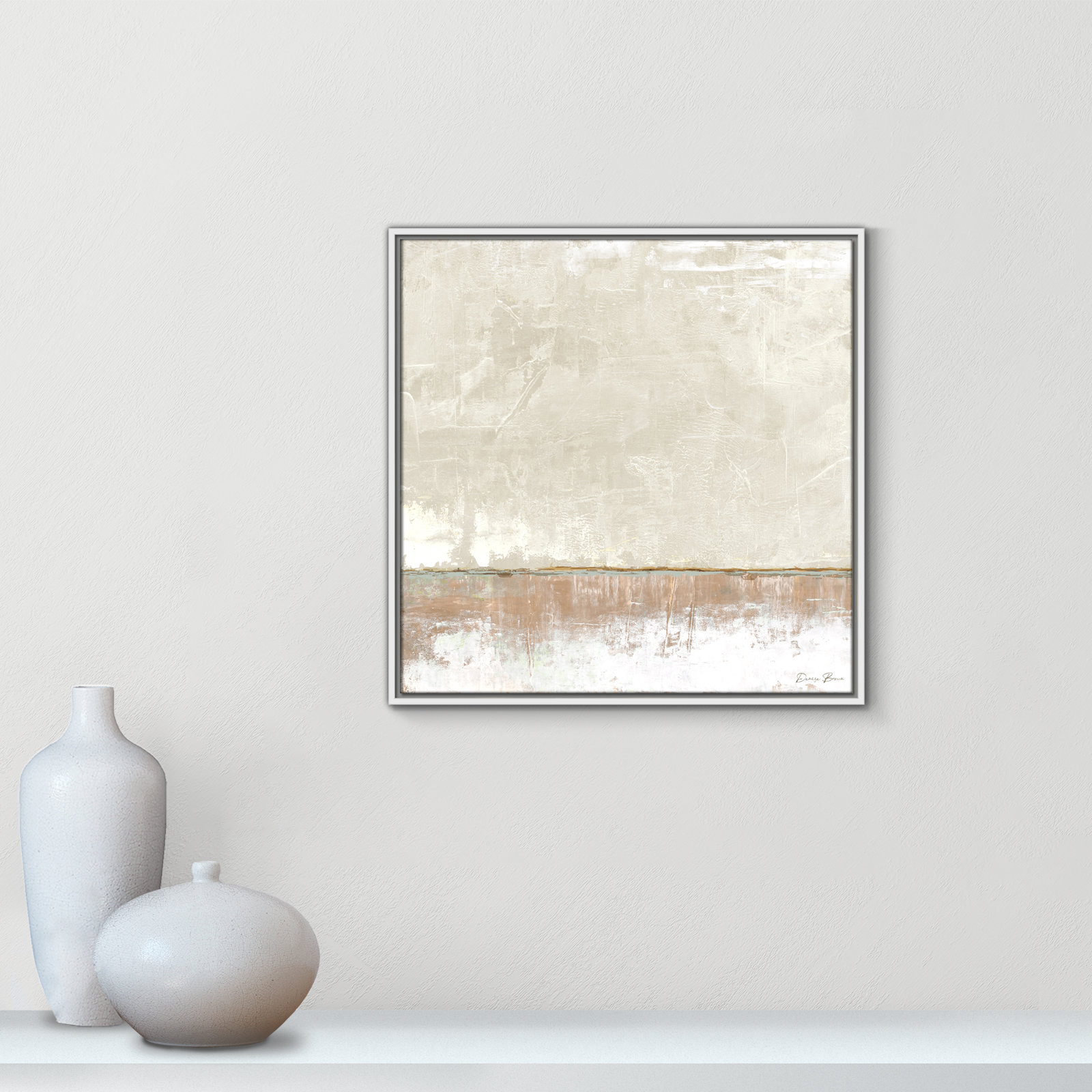 Delevan "Better Days II" Print, 25.5" H x 25.5" W, White