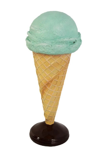 Caida Ice Cream Statue
