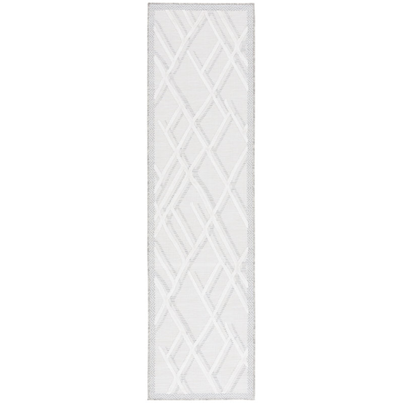 Kenenth Performance Geometric Indoor/Outdoor Area Rug, Runner 2' x 8'