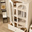 Armoire de rangement de style crème