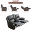 Causeuse inclinable en similicuir Boysen-1950853387