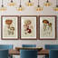 " Mushroom Varieties I " 3 - Pieces Painting Print-444562246-444562247