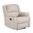 Modern Reclining Chair Textured Fabric Upholstery Pillowtop Arms Solid Wood Frame 1Pc Living Room Furniture-1249061190