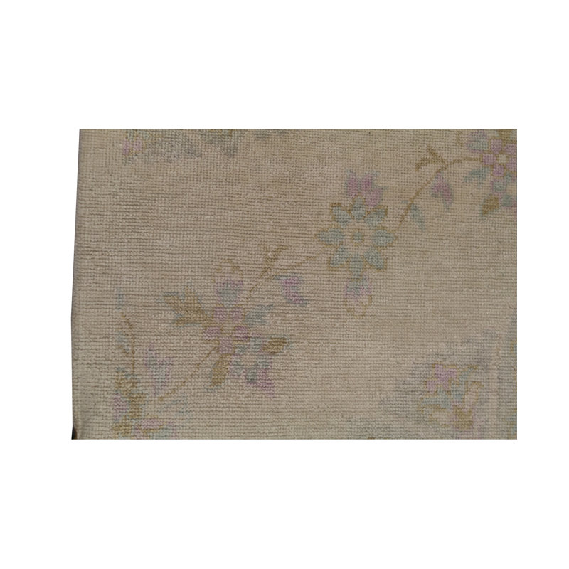 Floral Area Rug in Ivory