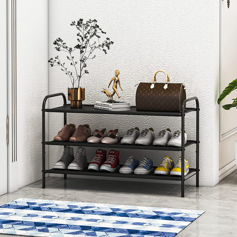 Rebrilliant 12 Pair Stackable Shoe Rack | Wayfair
