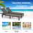 Outdoor Chaise Lounge with Cushions