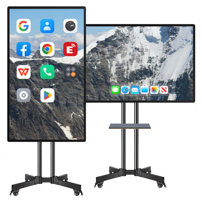JYXCN Livingroom Smart TVs 4K Monitor Touch Screen All-In-One 49 Inch Wireless Projection Electronic Calendar for Family, Business and Office