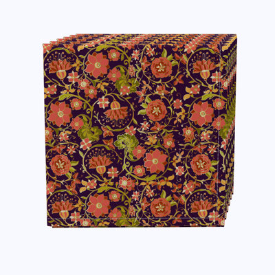 Buzz 100% Cotton Floral Square Napkin