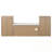 Storage Bench with Cushion, Compartments, Drawers and Open Shelves-1466601004