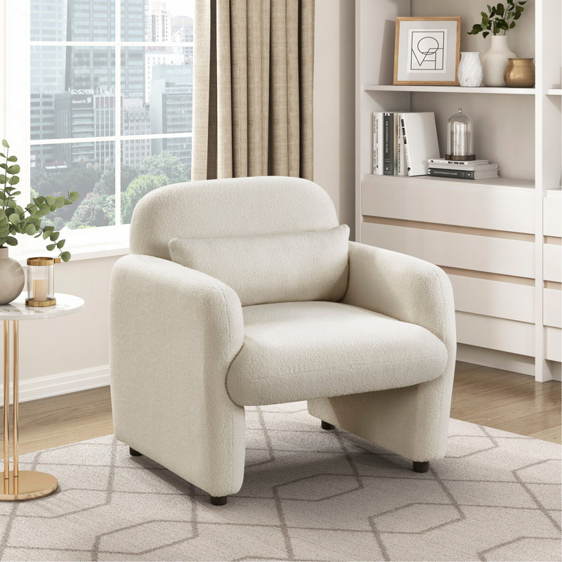 Chaise d'appoint 1 pièce, Beige