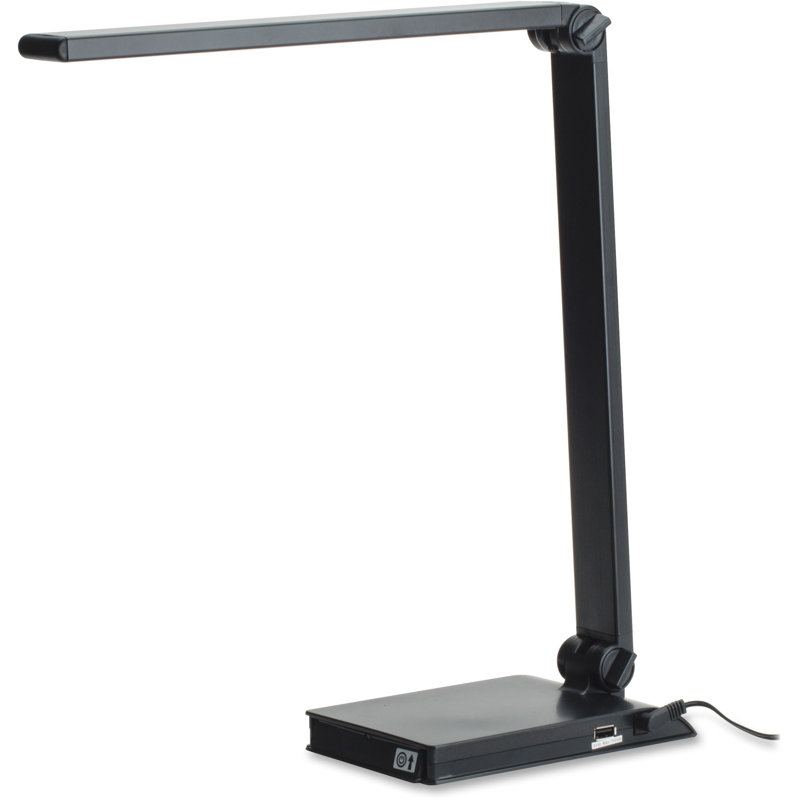 Lampe de bureau 17,52 po, Noir