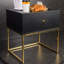 Honester 50.2cm W Particle Board / Chipboard Bedside Table
