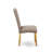 5 Piece Dinette Set for 4 Includes an Oval Dining Table with Butterfly Leaf and 4 Gray Linen Fabric Parson Dining Room Chairs, Linen White-161025213-210413432