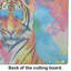 Hippie Animal Bengal Tiger Glass Cutting Board