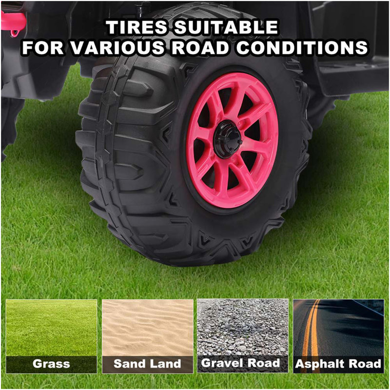 24V ATV TOY CARS 3-8, Pink